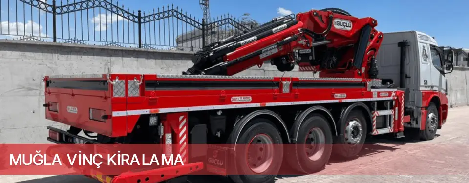 Muğla İli Vinç Kiralama